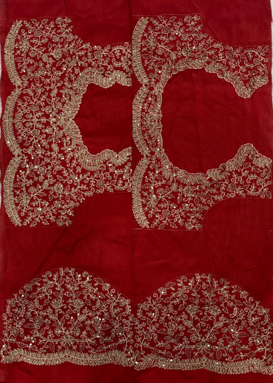 Party Wear Golden Tissue Silk Saree