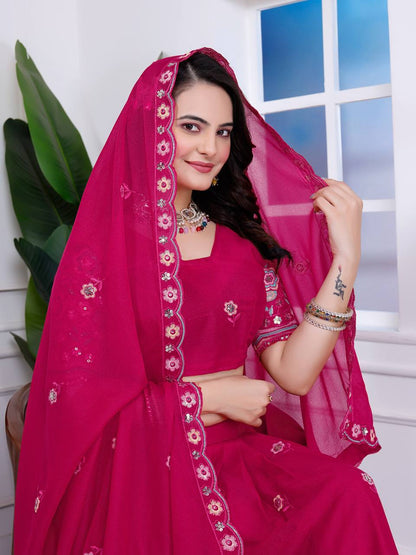 Rani Designer Georgette Lehenga