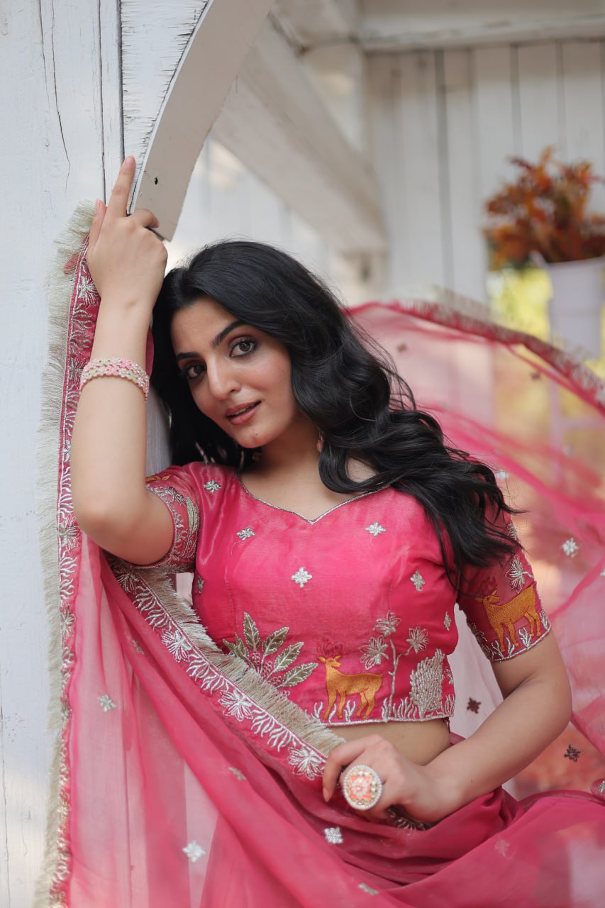 Rani Pink Designer Lehenga Choli