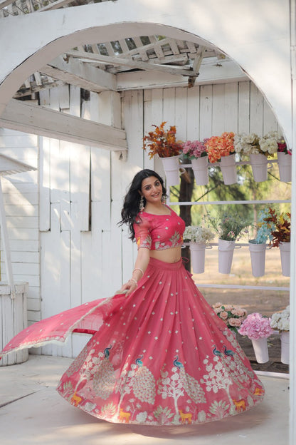 Rani Pink Designer Lehenga Choli