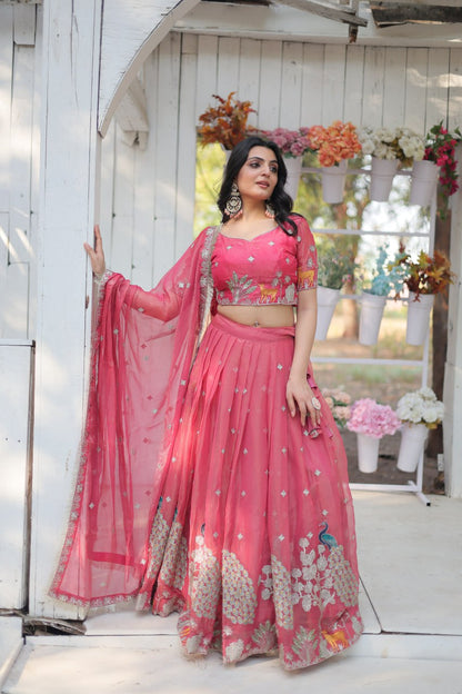 Rani Pink Designer Lehenga Choli