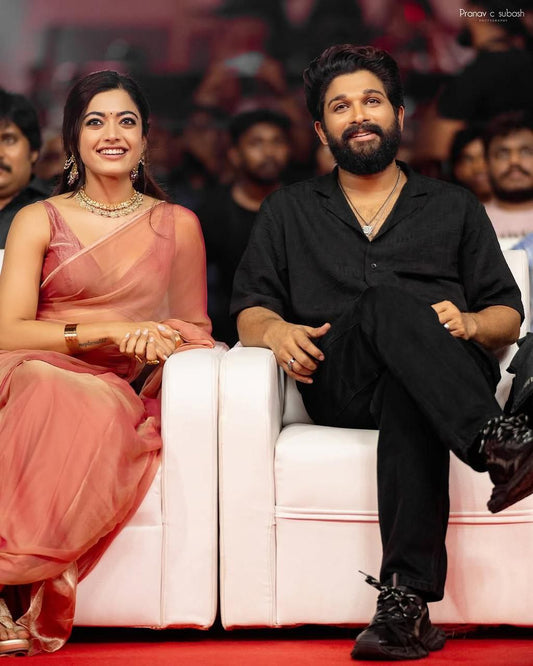 Rashmika Mandanna's (Srivalli) Stylish Pushpa 2 Saree