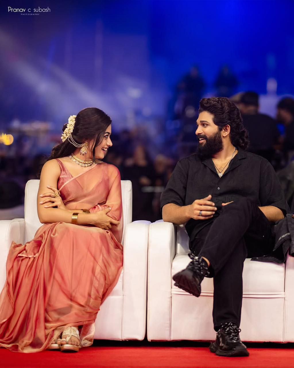 Rashmika Mandanna's (Srivalli) Stylish Pushpa 2 Saree