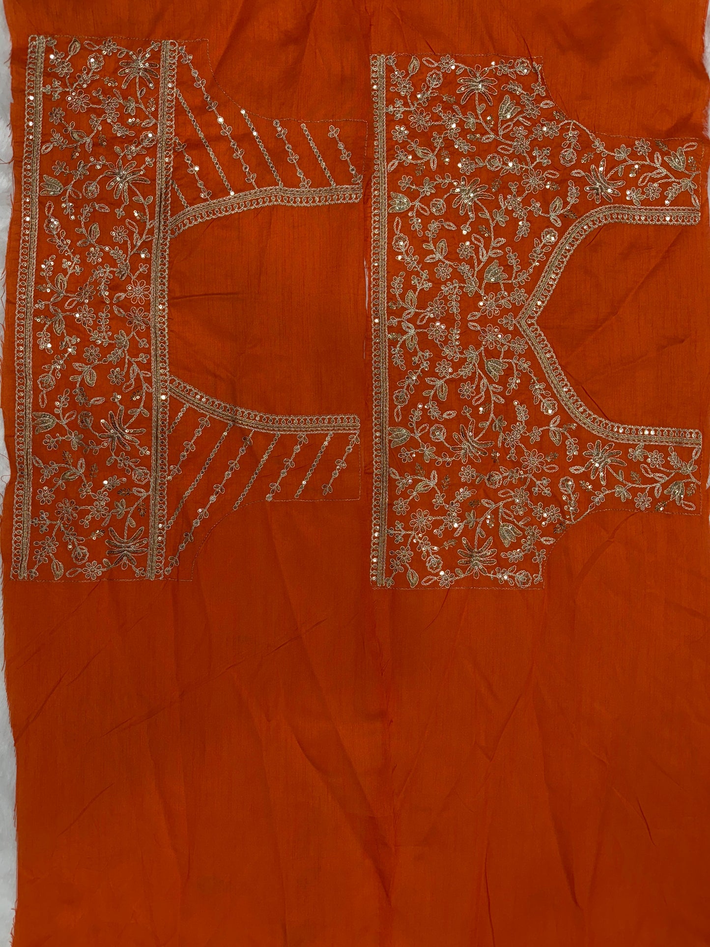 Rasmika's Designer Vichitra Silk Saree