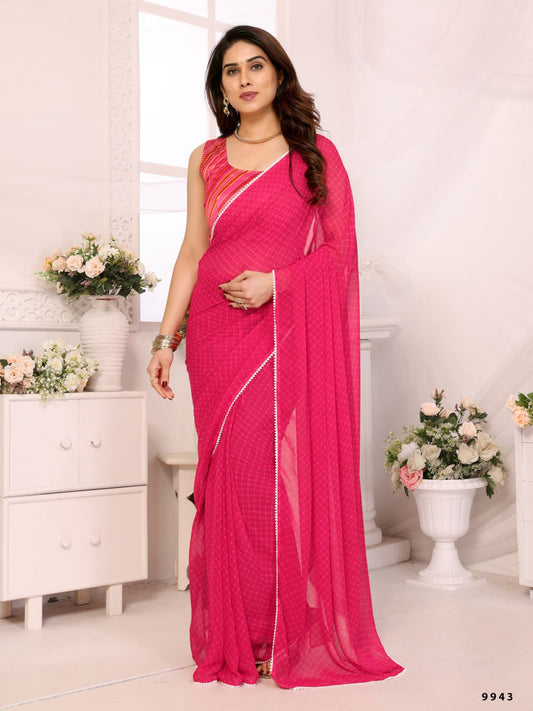 Ready Made Party Wear Georgette Saree