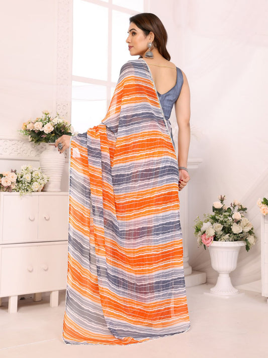 Ready Made Party Wear Georgette Saree