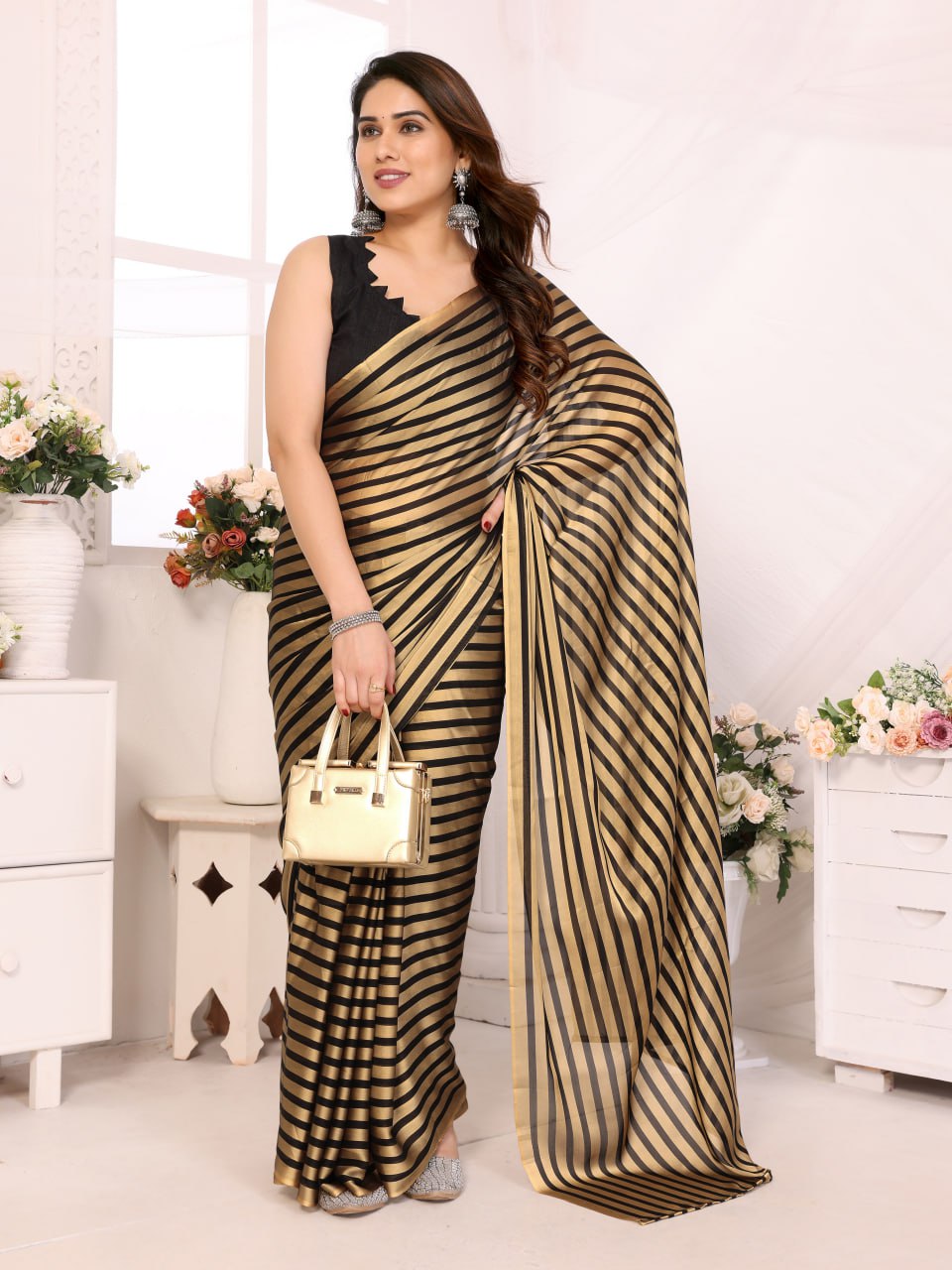 Ready Made Party Wear Georgette Saree