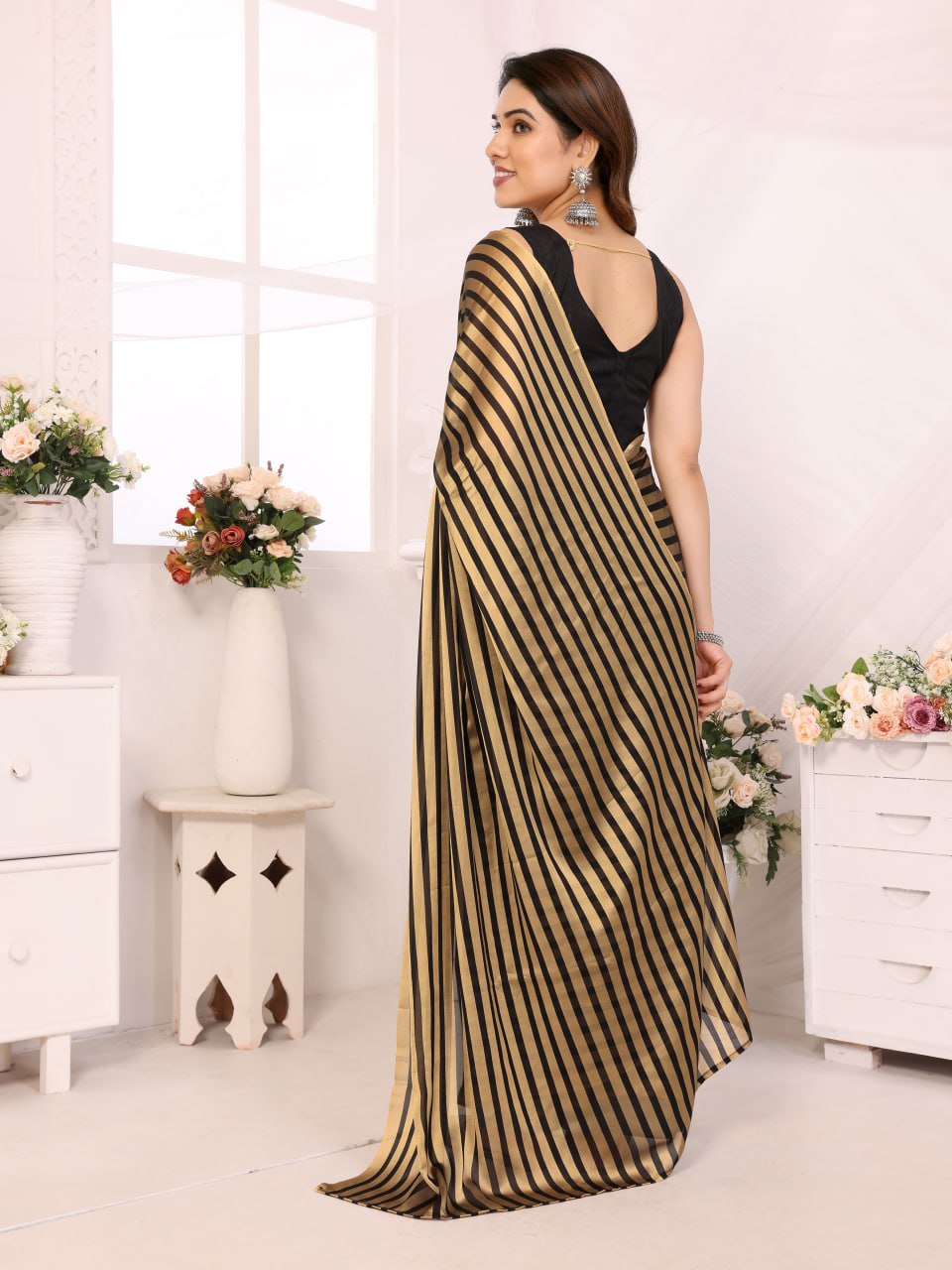 Ready Made Party Wear Georgette Saree