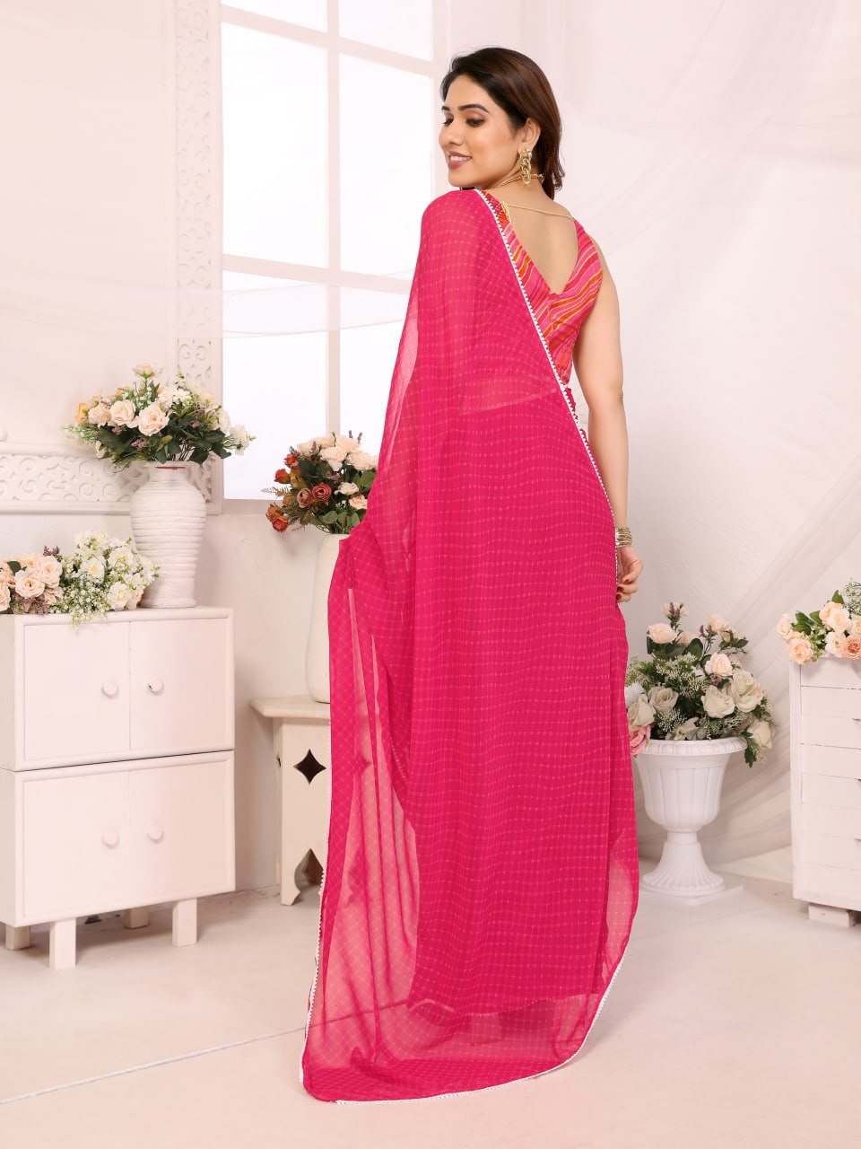 Ready Made Party Wear Georgette Saree