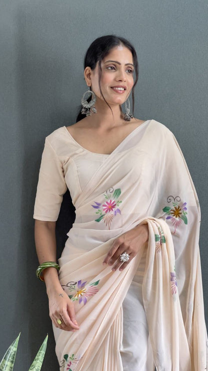 Ready To Wear Georgette Saree