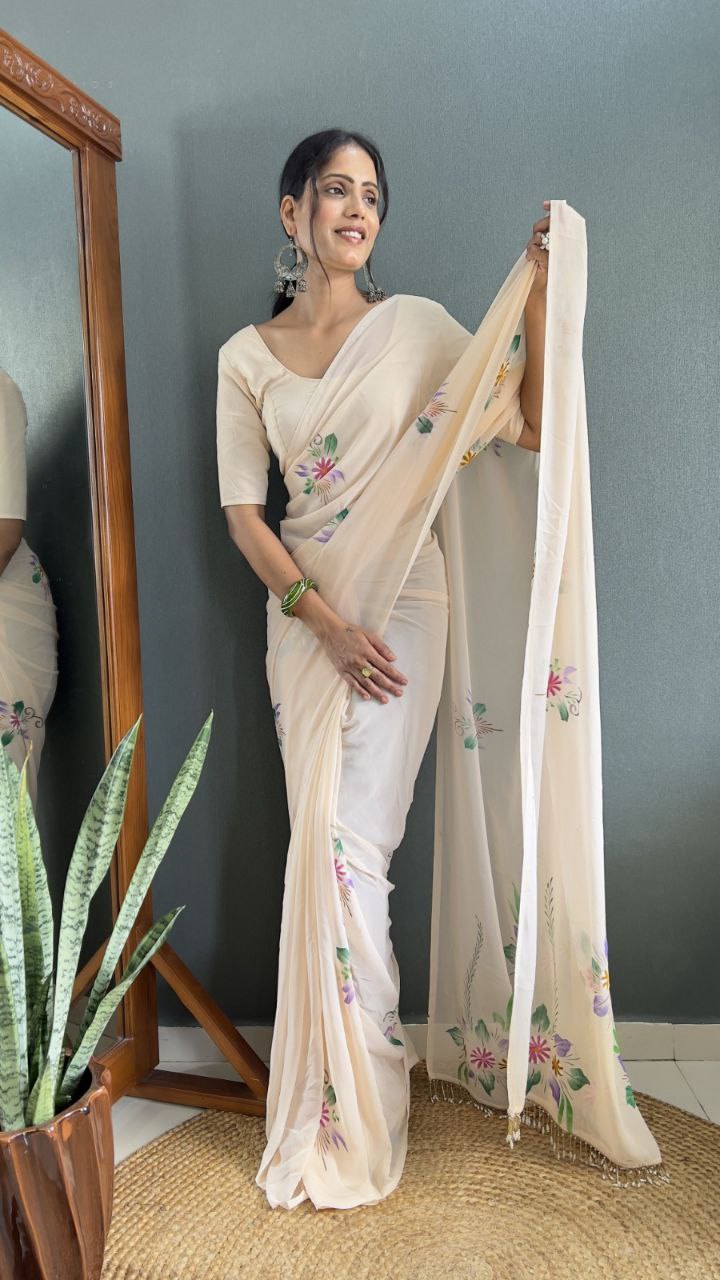 Ready To Wear Georgette Saree