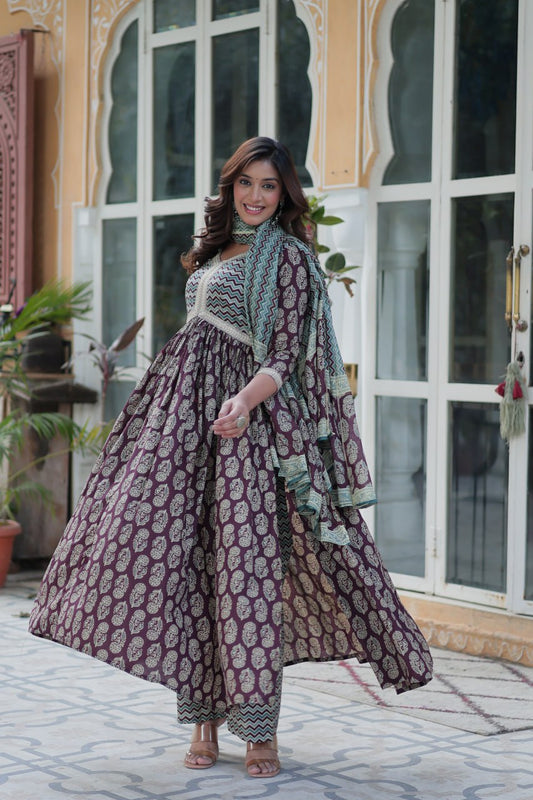 Readymade Kurti With Pant & Dupatta Set