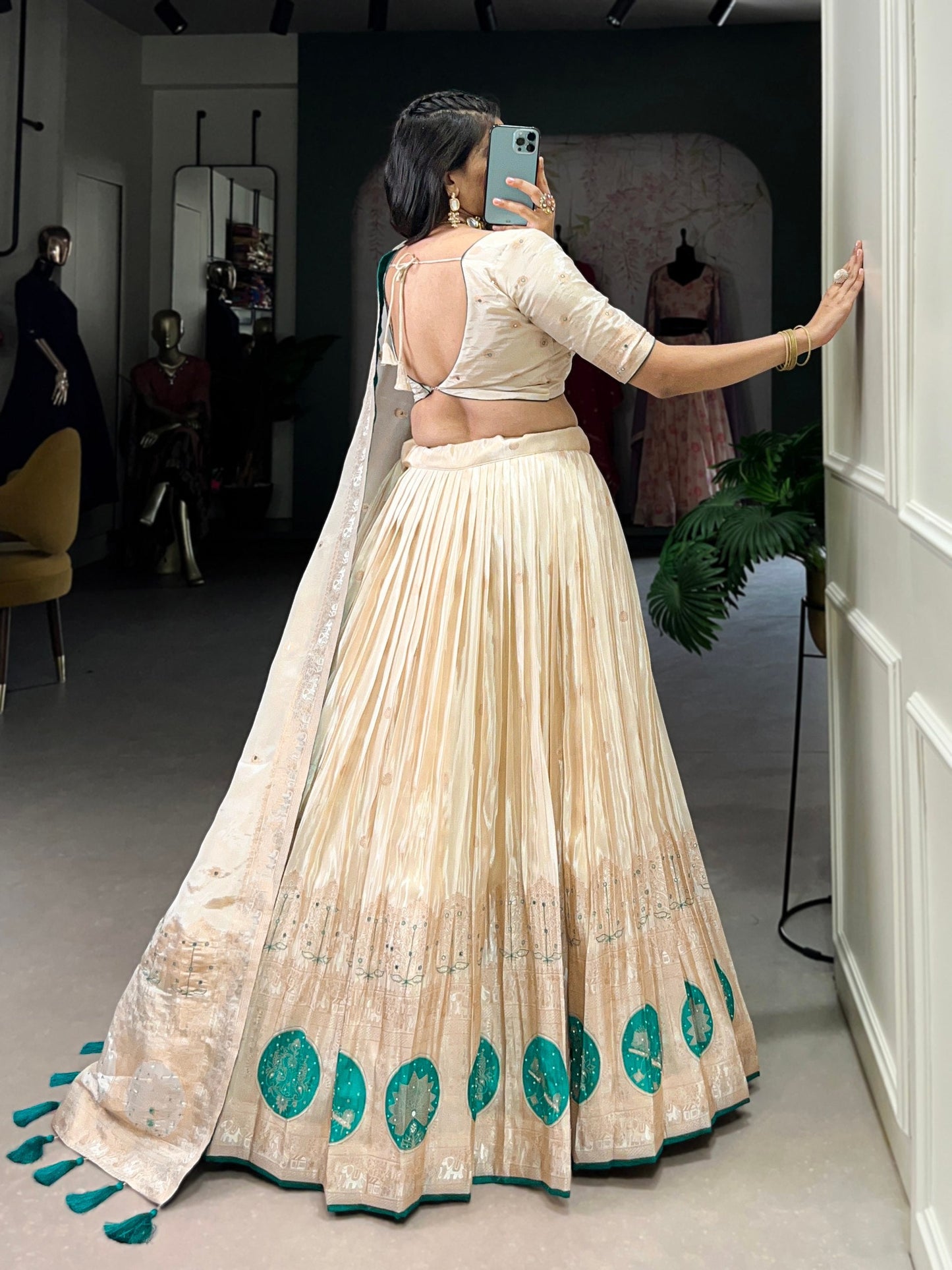Shimmer Lehenga For Wedding