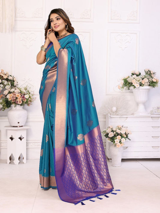 Soft Lichi Silk Saree For Wedding