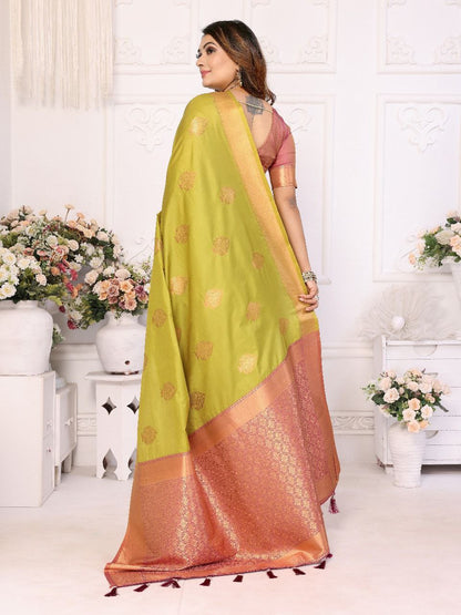 Soft Lichi Silk Saree For Wedding