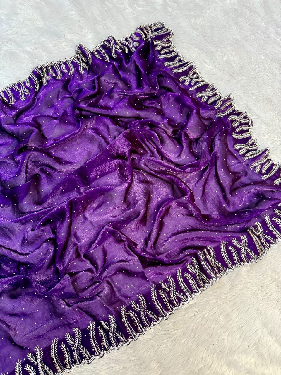 Stylish Designer Fendy Satin Silk Saree