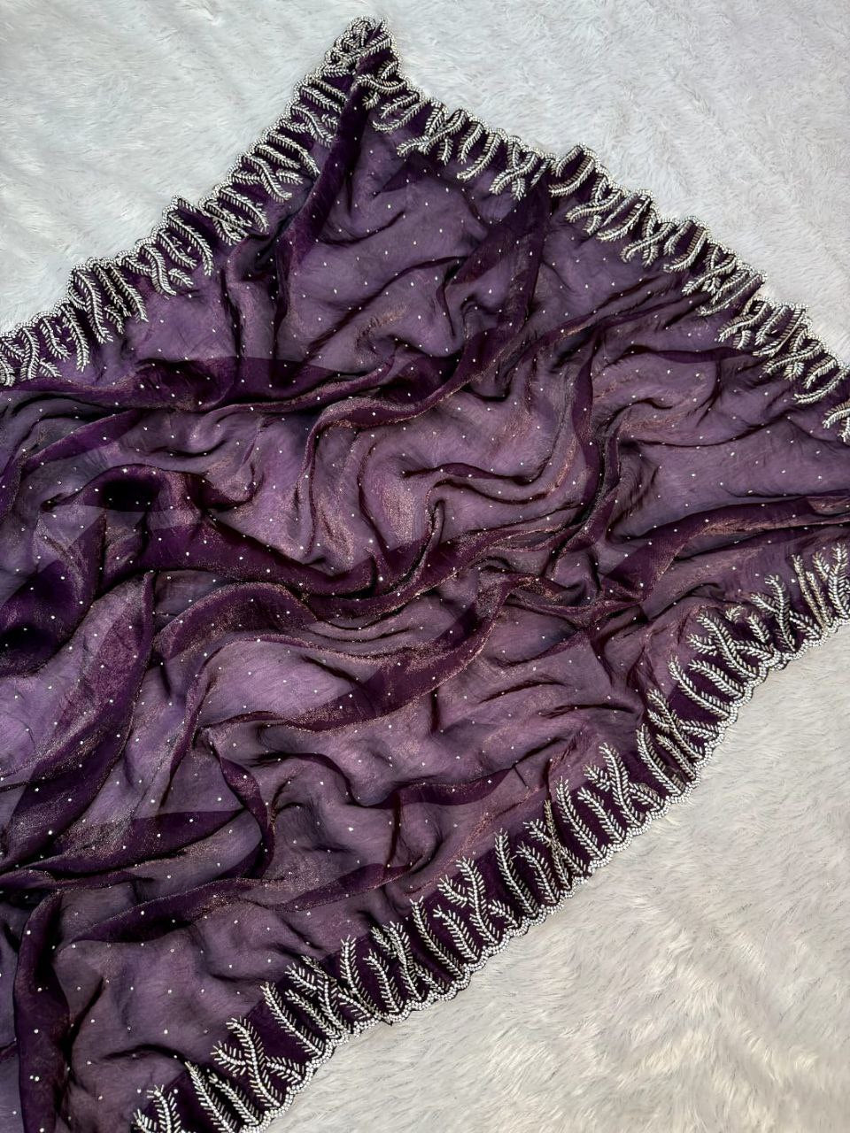 Stylish Designer Fendy Satin Silk Saree