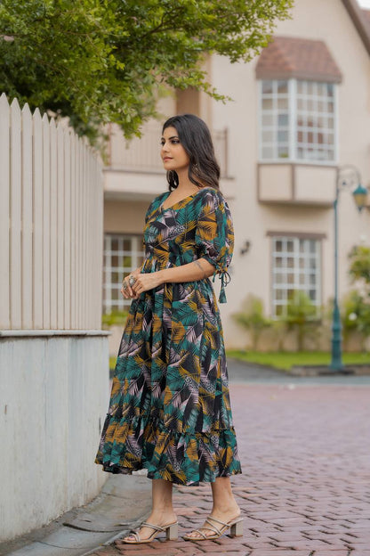 Stylish Georgette Gown Dress