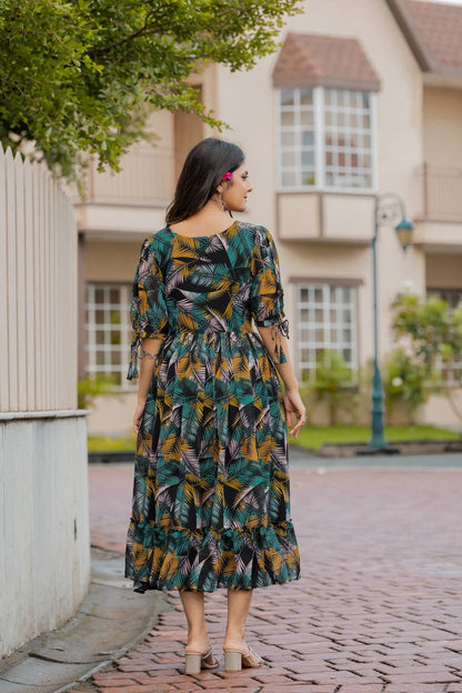 Stylish Georgette Gown Dress