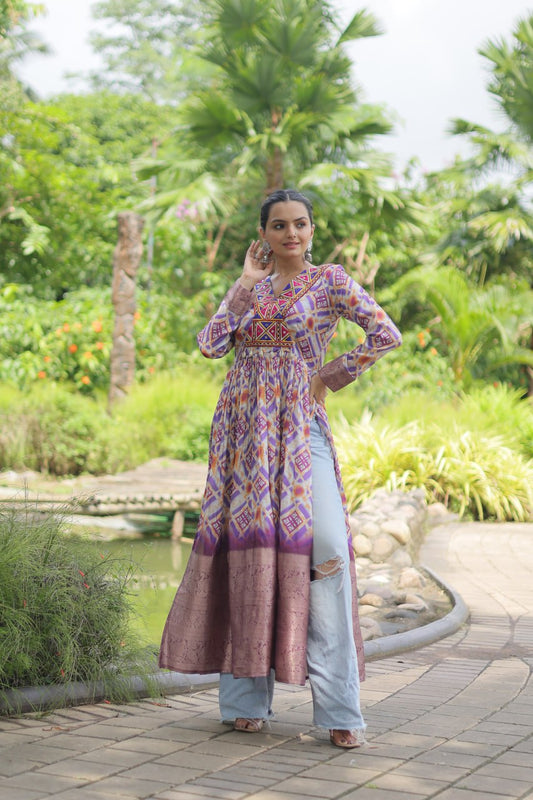 Stylish New Designer Navaratri Wear Kurti