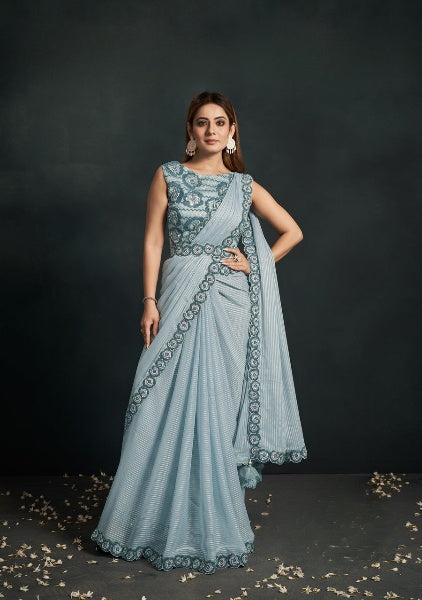 Stylish Pre-Stitched Saree With Belt | Original Saree