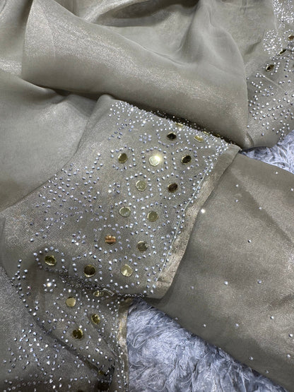 Stylish Zimmy Choo Satin Saree