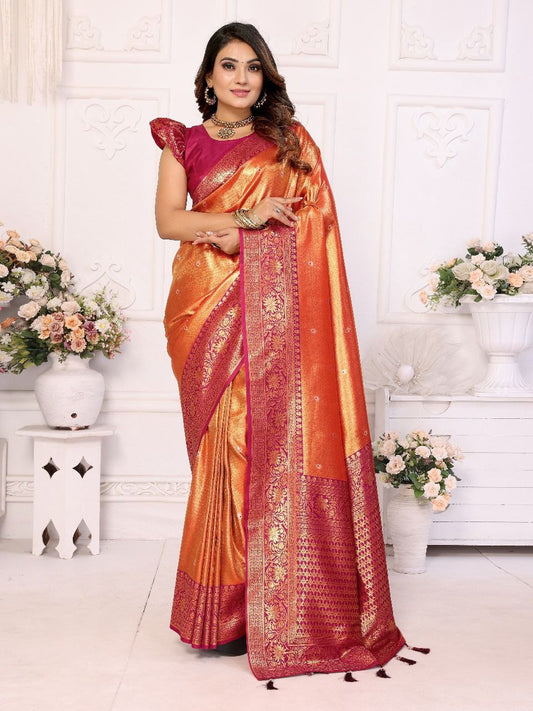 Traditional Banarasi Tissue Silk Saree