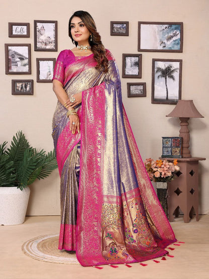 Traditional Banarasi Tissue Silk Saree