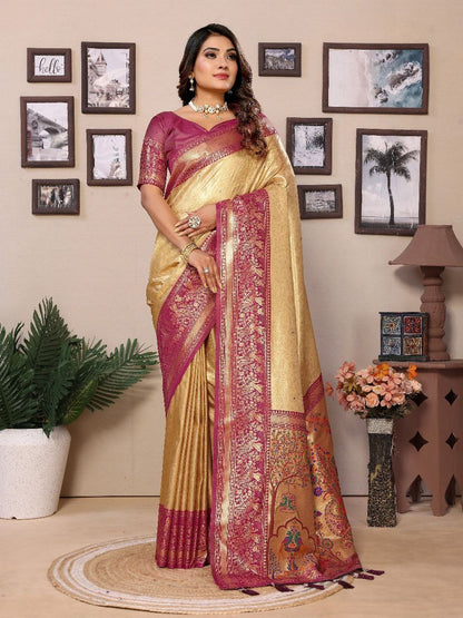 Traditional Banarasi Tissue Silk Saree