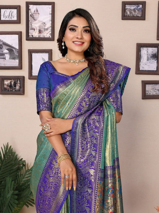 Traditional Banarasi Tissue Silk Saree