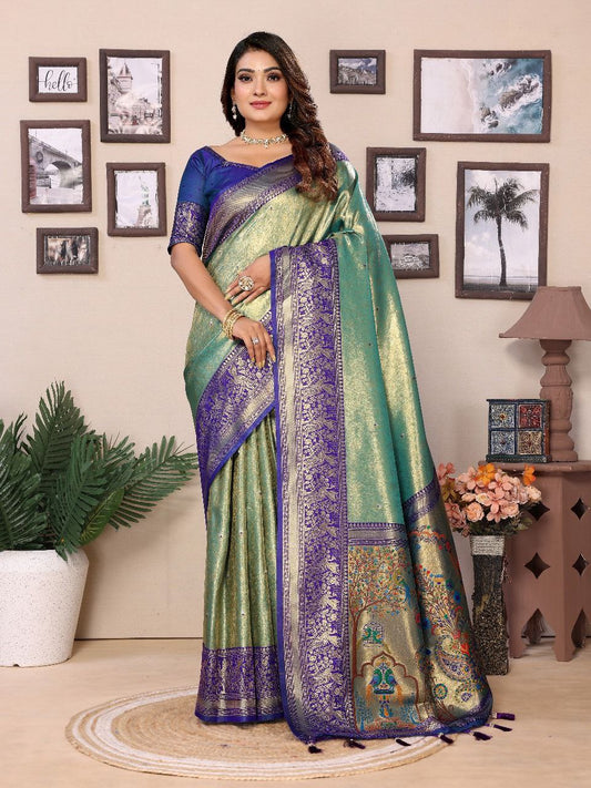 Traditional Banarasi Tissue Silk Saree