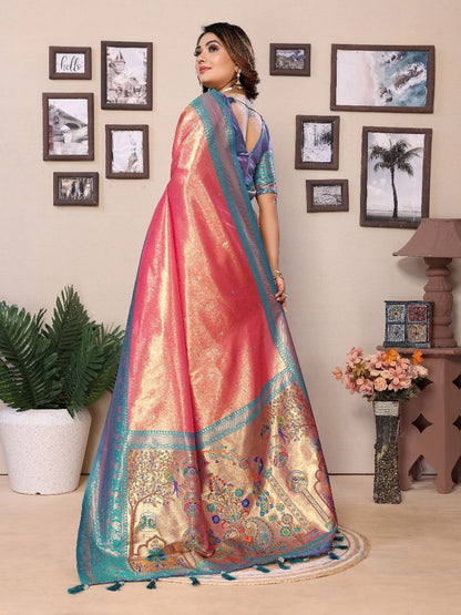Traditional Banarasi Tissue Silk Saree