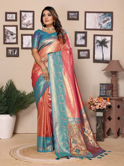 Traditional Banarasi Tissue Silk Saree