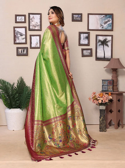 Traditional Banarasi Tissue Silk Saree