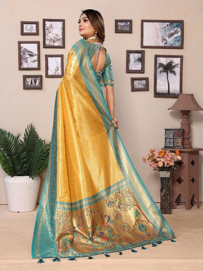 Traditional Banarasi Tissue Silk Saree