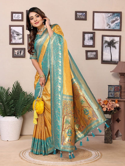 Traditional Banarasi Tissue Silk Saree