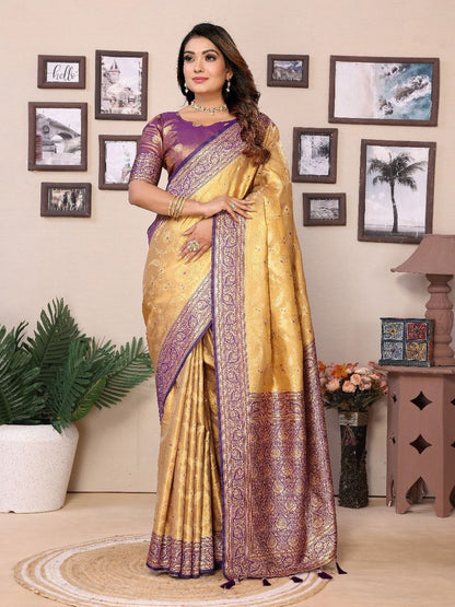 Traditional Banarasi Tissue Silk Saree