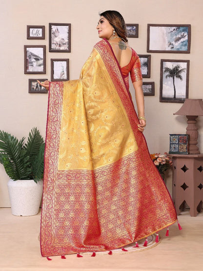 Traditional Banarasi Tissue Silk Saree