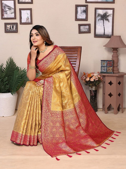 Traditional Banarasi Tissue Silk Saree