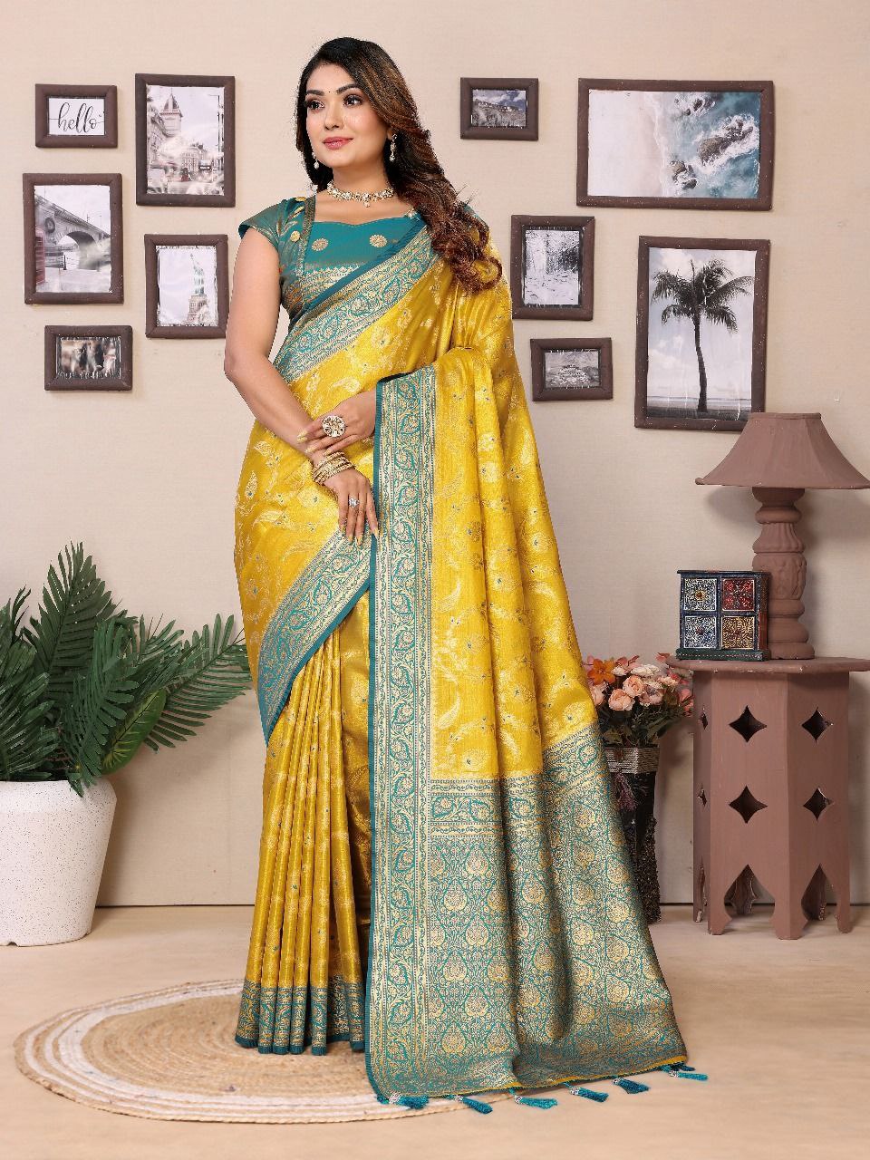 Traditional Banarasi Tissue Silk Saree