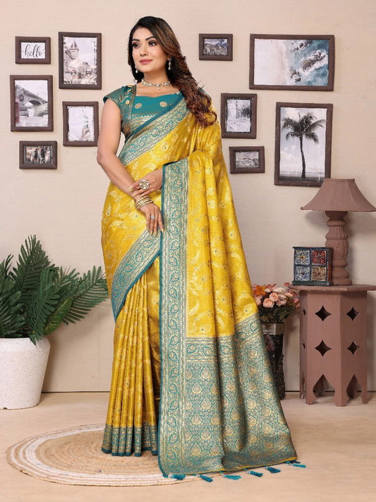 Traditional Banarasi Tissue Silk Saree