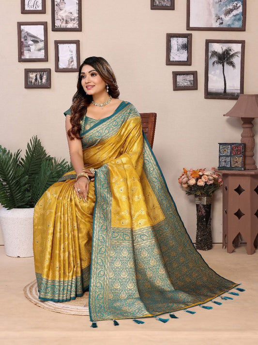 Traditional Banarasi Tissue Silk Saree
