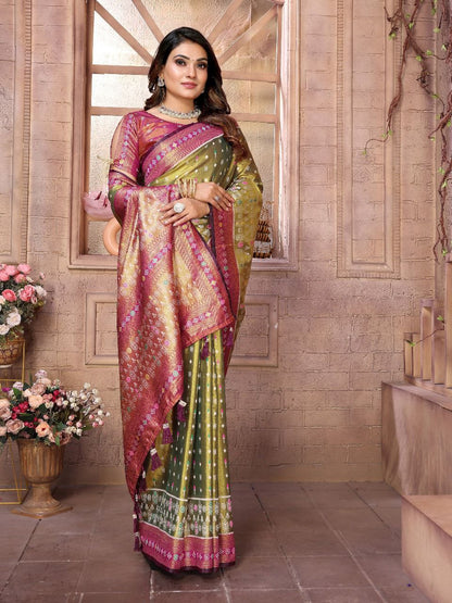 Traditional Banarasi Tissue Silk Saree