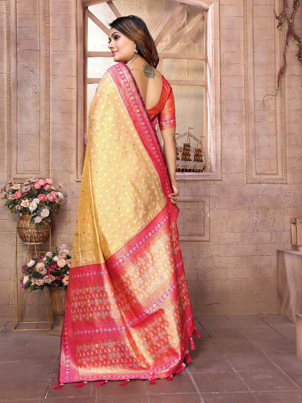 Traditional Banarasi Tissue Silk Saree