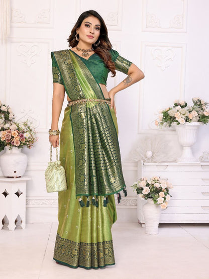 Traditional Banarasi Tissue Silk Saree