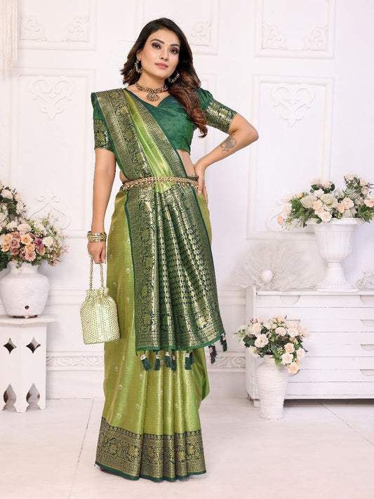 Traditional Banarasi Tissue Silk Saree