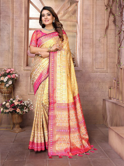 Traditional Banarasi Tissue Silk Saree