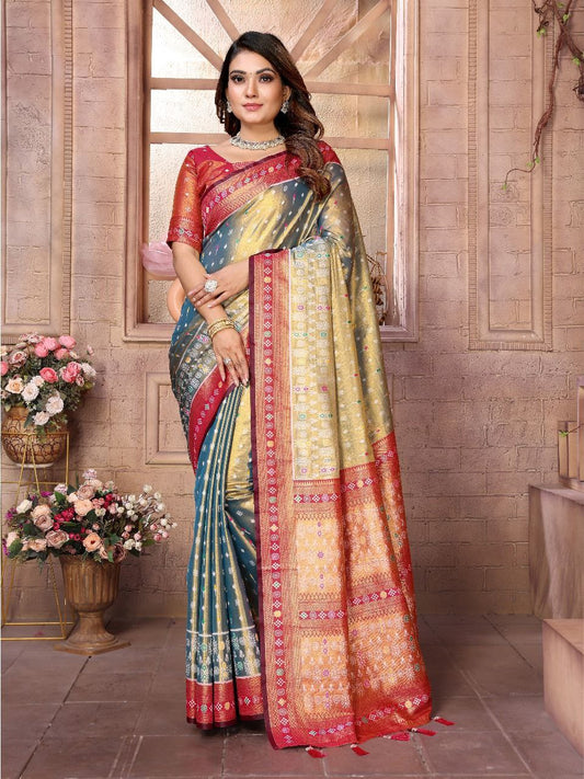 Traditional Banarasi Tissue Silk Saree