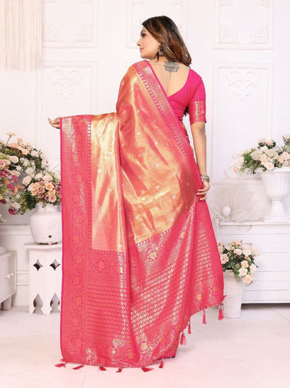 Traditional Banarasi Tissue Silk Saree
