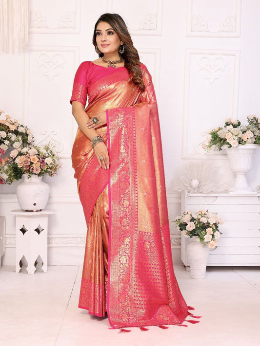 Traditional Banarasi Tissue Silk Saree